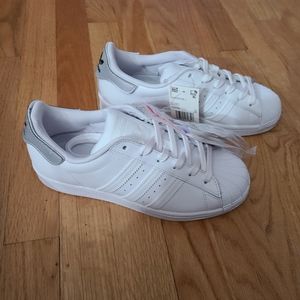 ADIDAS ORIGINALS SUPERSTAR J FTWR Size 6